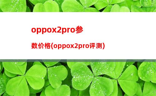 oppox2pro参数价格(oppox2pro评测)