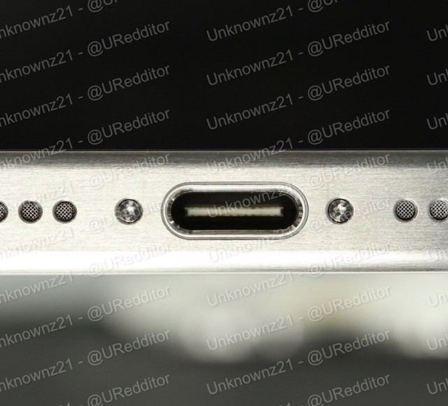 苹果iPhone 15 Pro钛版手机实机图曝光：五级钛+铝合金，U**-C接口