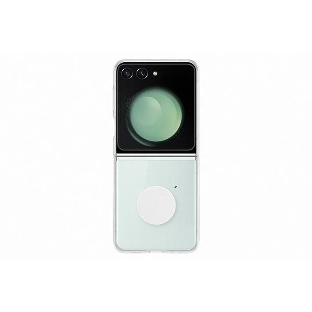 三星Galaxy Z Flip5手机宣传图曝光：外屏3.4英寸、内屏6.7英寸