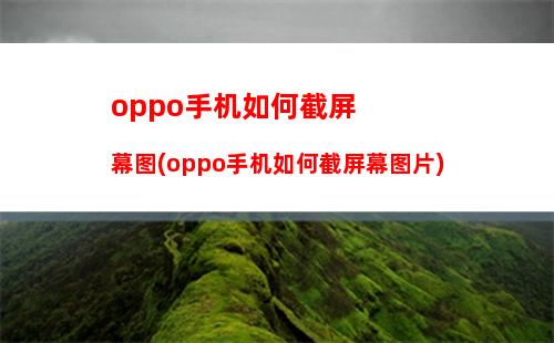 如何设置手机背景oppo(如何设置手机背景)