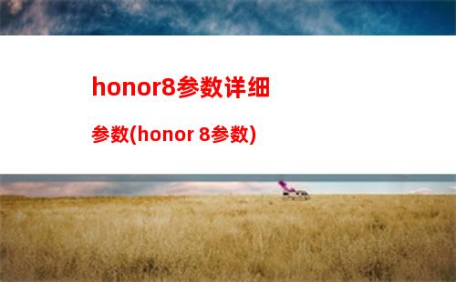 honor8参数详细参数(honor 8参数)
