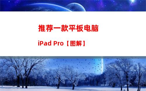 推荐一款平板电脑iPad Pro【图解】
